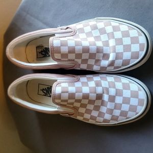Pink checker 8.5 vans